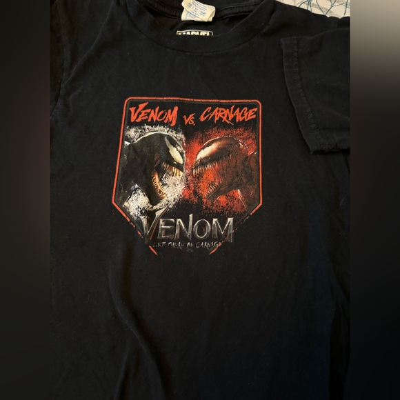 Marvel Venom and Carnage boys short sleeve t-shirts lot size kids XS - Picture 3 of 4
